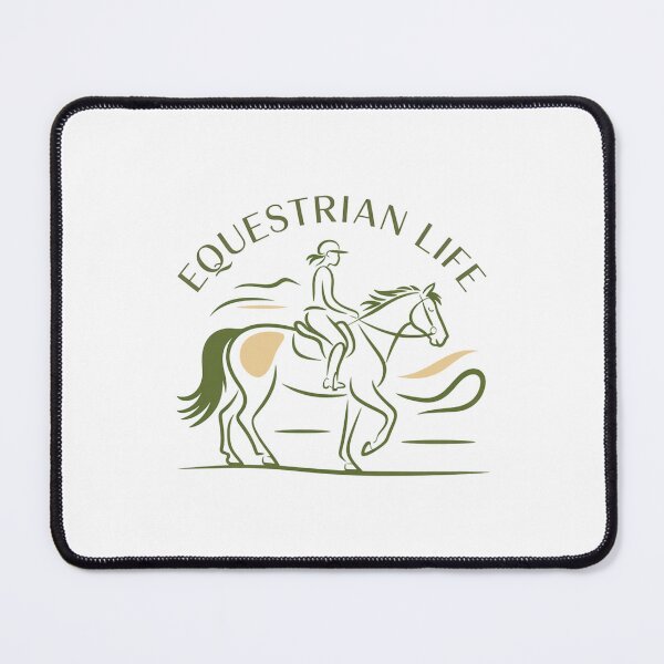 Item preview, Equestrian Life Minimalist Horse Riding Art designed and sold by chattsuede.