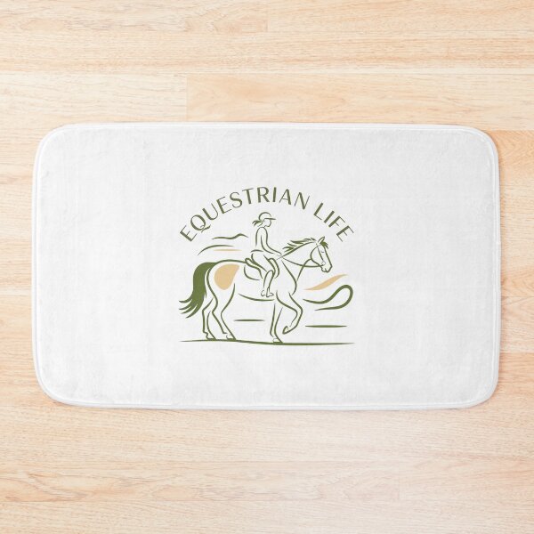 Item preview, Equestrian Life Minimalist Horse Riding Art designed and sold by chattsuede.