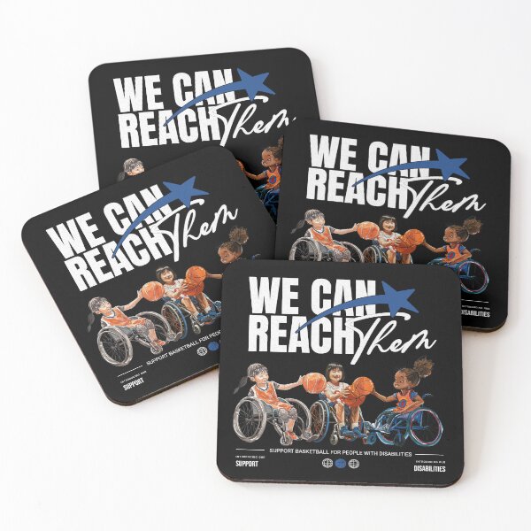 Item preview, We Can Reach Them | Disability Awareness Basketball Support Design designed and sold by pixorygraphix.