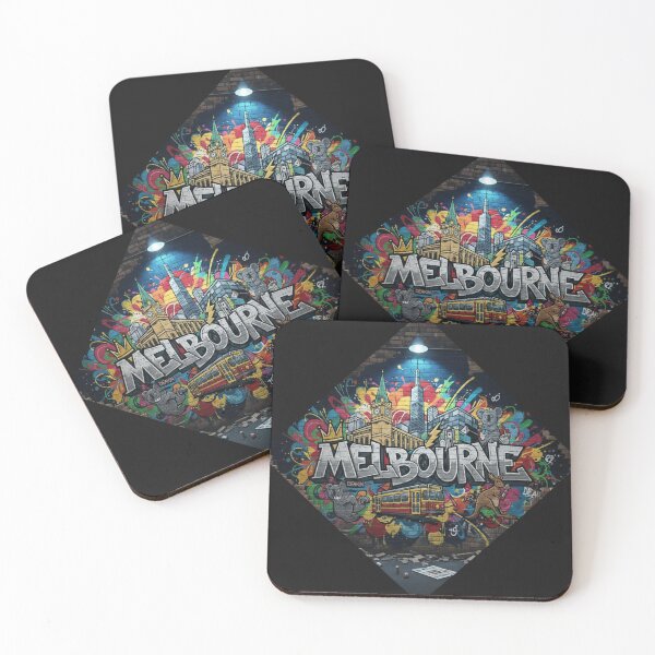 Item preview, Melbourne street art designed and sold by Wazzabear Studio.