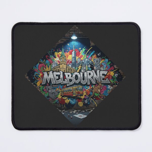 Item preview, Melbourne street art designed and sold by Wazzabear Studio.
