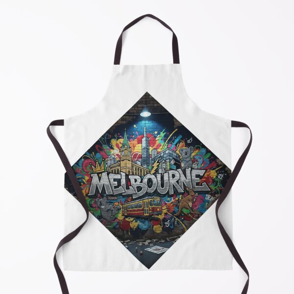 Item preview, Melbourne street art designed and sold by Wazzabear Studio.