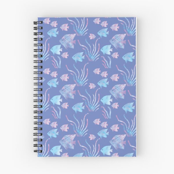 Item preview, School of Fish in Motion /Tealish Blue designed and sold by Carina Parry Studios.