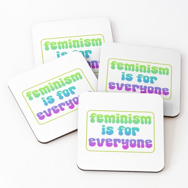 Item preview, Feminism Is For Everyone white background designed and sold by GeoGoose.