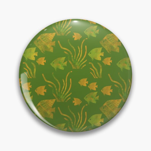 Item preview, School of Fish in Motion /Dirty Green designed and sold by Carina Parry Studios.