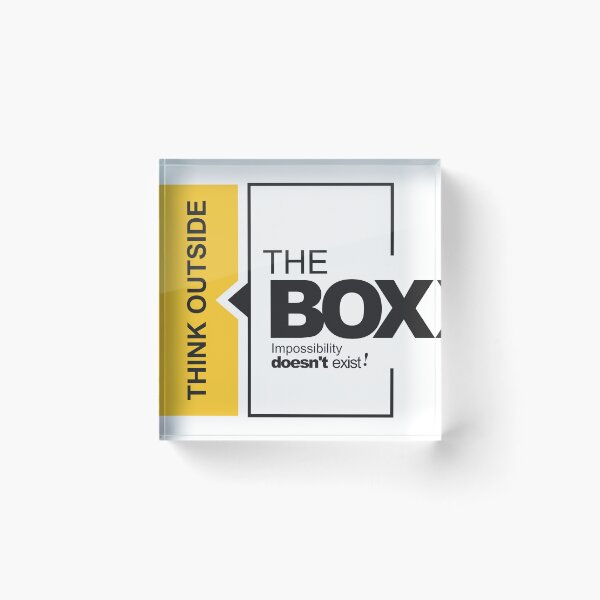 Item preview, Think Outside the Box designed and sold by ARISE INTEGRATED .