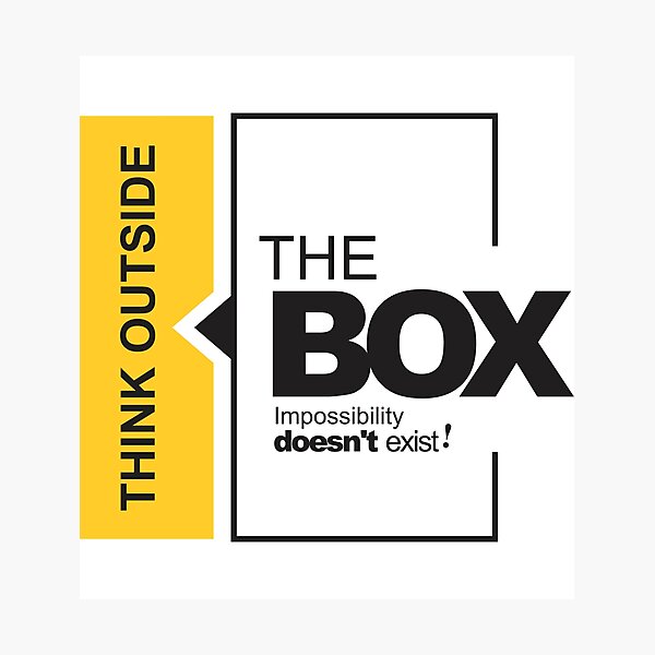 Item preview, Think Outside the Box designed and sold by ARISE INTEGRATED .