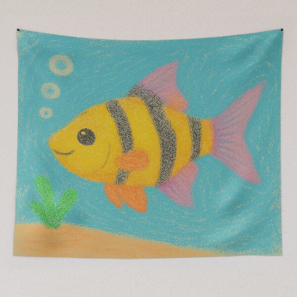 Item preview, Crayon Dreams – Ocean of Gentle Souls: Stripe designed and sold by DinsignStudio.