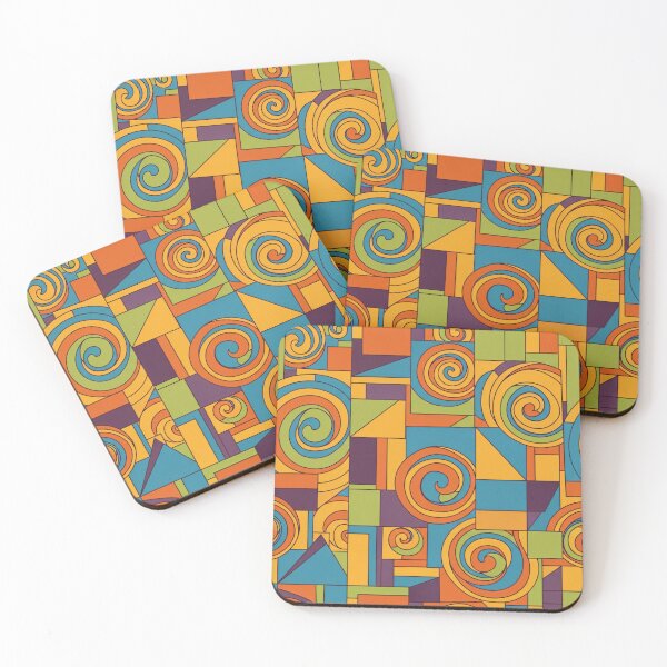 Item preview, Retro Spiral Geometry designed and sold by Kaleidoscope Print.