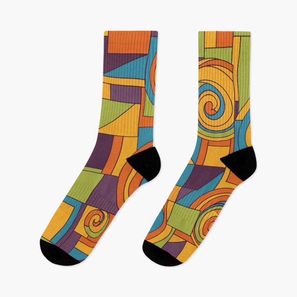 Item preview, Retro Spiral Geometry designed and sold by Kaleidoscope Print.