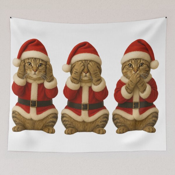 Item preview, Three Wise Animals in Santa Outfits 02 designed and sold by I-HERE.