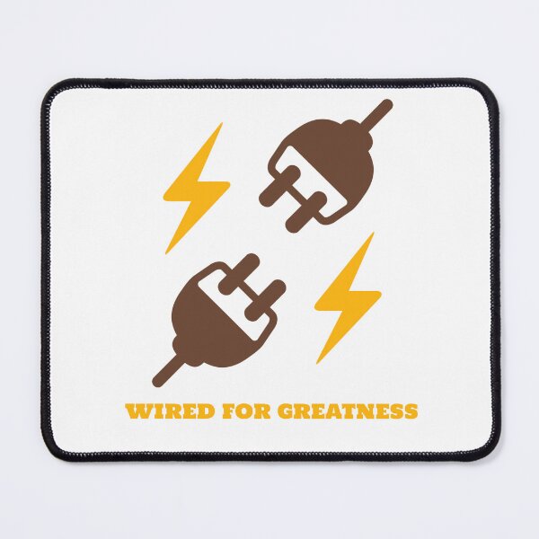 Item preview, Wired for Greatness – Inspiring Plug Design for Electricians and Tech Enthusiasts designed and sold by Ani-24.