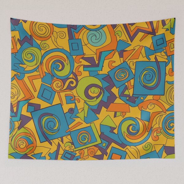 Item preview, Groovy Chaos designed and sold by Kaleidoscope Print.