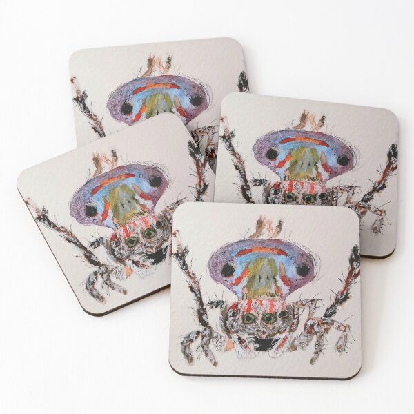 Item preview, Peacock Spider Watercolour designed and sold by Frederick James Norman.
