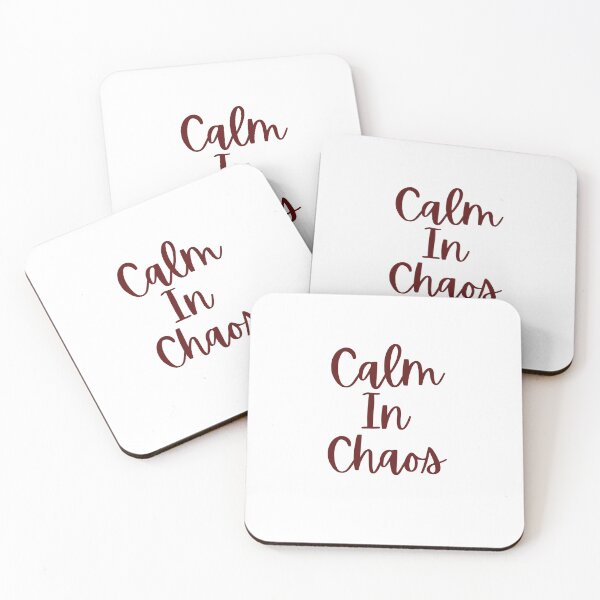 Item preview, Calm In Chaos – Mindfulness Quote for Inner Strength designed and sold by Uceepeace.