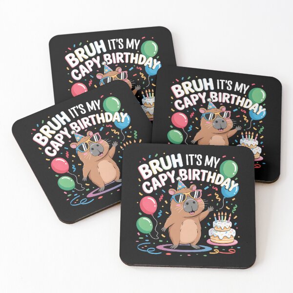 Item preview, Capy Birthday BRUH Capybara Cute Happy Birthday designed and sold by wansilastomi.