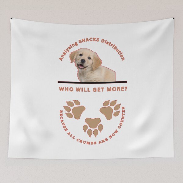 Item preview, Analyzing Snack Distribution designed and sold by Retriever Dog Tribe.