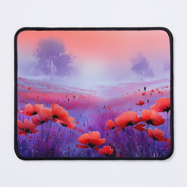 Item preview, Sunset over Poppy Field designed and sold by laurashawart.