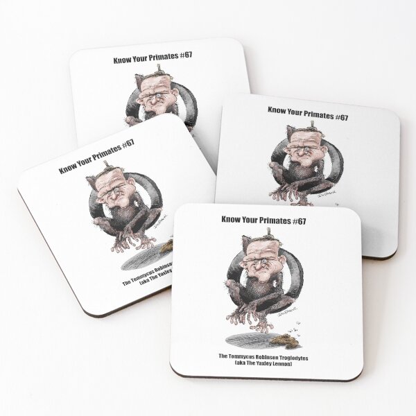 Item preview, Tommy Robinson Primate Satire designed and sold by IanBakerToons.