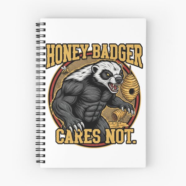 Item preview, Fearless Honey Badger Don't Care - Aggressive Animal Attitude Gift designed and sold by Wear Sculpt.