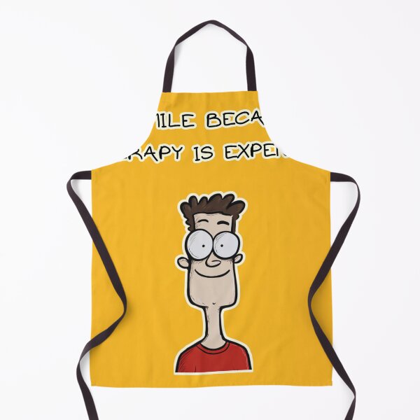 Item preview, I smile because therapy is expensive, funny artwork,  designed and sold by silent-violin.