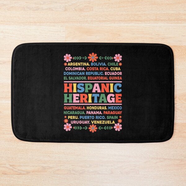 Item preview, Hispanic Heritage Month Flowers Latino Country Flags designed and sold by wansilastomi.