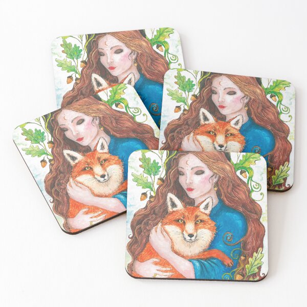 Item preview, Forest Spirit and the Fox designed and sold by SkirmanteKaup.