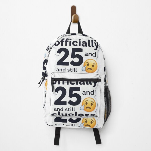 Item preview, Officially 25 and Still Clueless – Funny Birthday Quote designed and sold by Mido-artister.