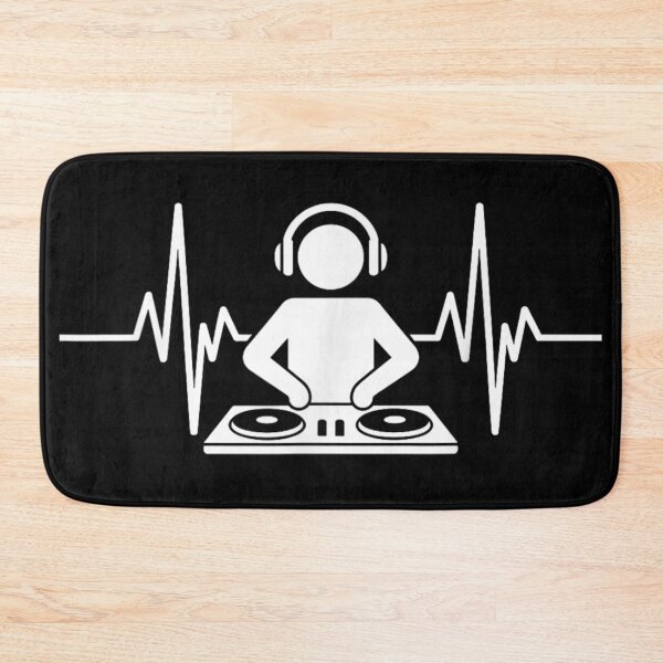 Item preview, DJ Heartbeat EKG Pulse Simple Icon Music Lover EDM Festival Design designed and sold by EricCotanori.