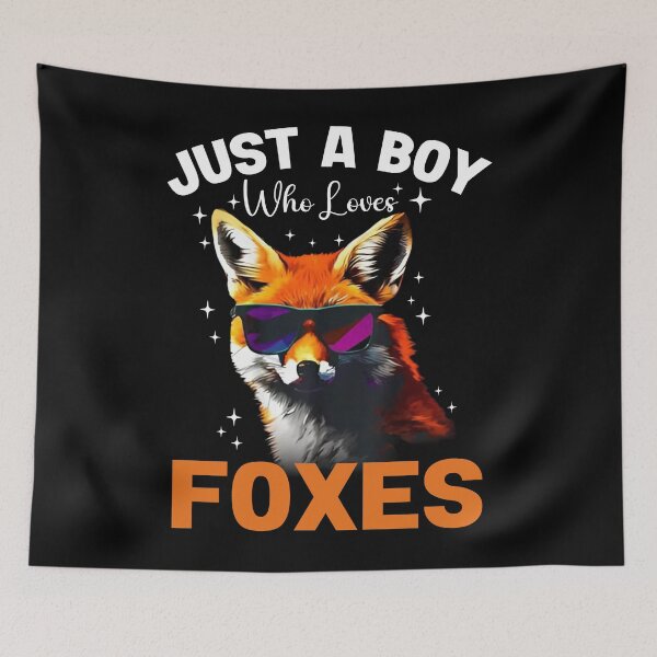 Item preview, Stylish Just a Boy Who Loves Foxes Shirt designed and sold by LashondaGreen89.