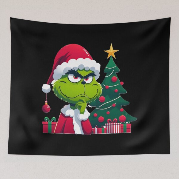 Item preview, Grinch Christmas Mischief – Funny Festive Holiday Art designed and sold by SkylarRonald.