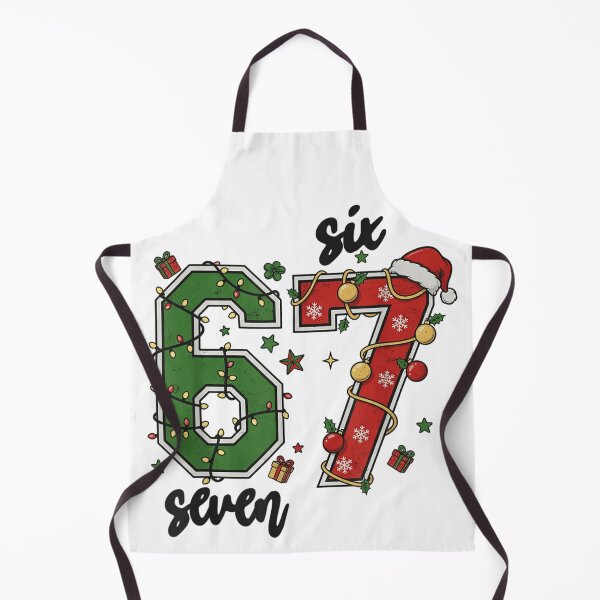 Item preview, Six Seven Number Christmas Lights Xmas Holiday Green Red Jersey Font designed and sold by EricCotanori.