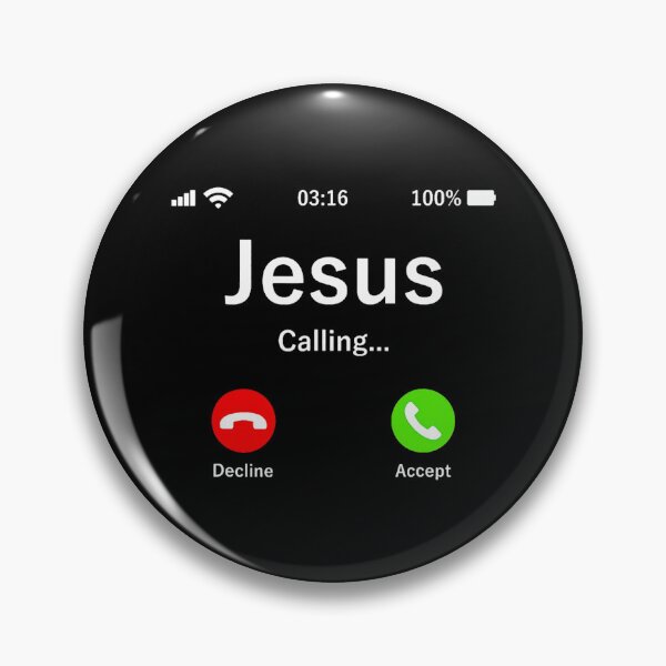 Item preview, Jesus Is Calling Funny Jesus Christian T-Shirt designed and sold by RavenPurdy.