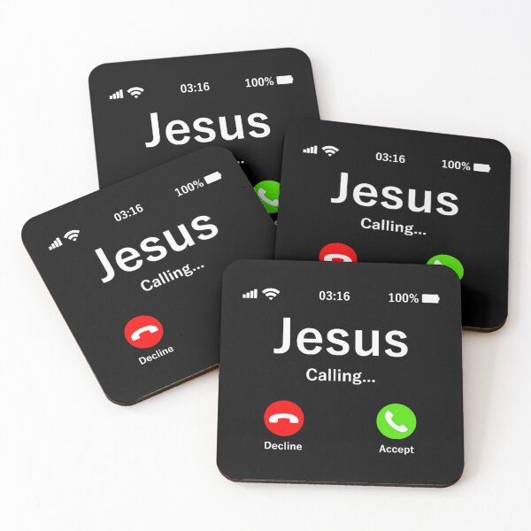Item preview, Jesus Is Calling Funny Jesus Christian T-Shirt designed and sold by RavenPurdy.
