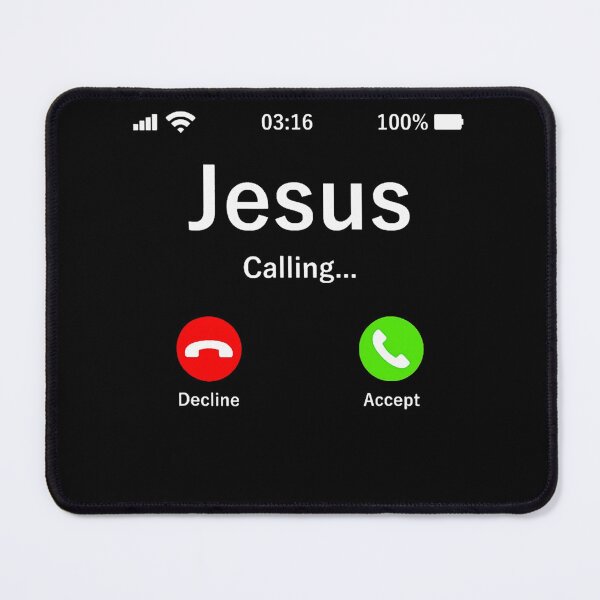 Item preview, Jesus Is Calling Funny Jesus Christian T-Shirt designed and sold by RavenPurdy.