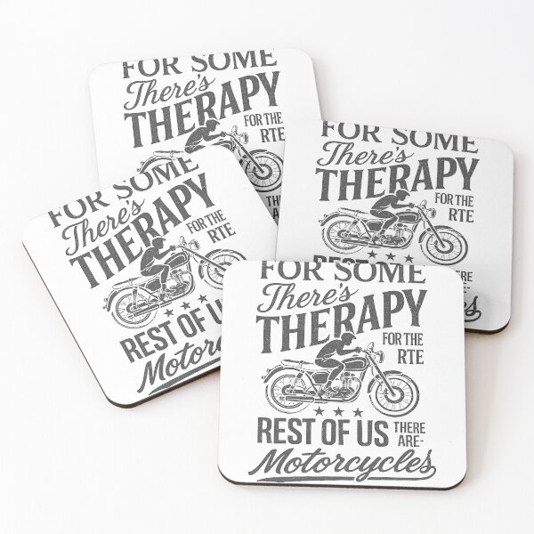 Item preview, There’s Therapy Motorcycle designed and sold by wesdesignshop.