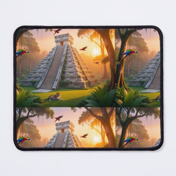Item preview, Mayan Pyramid in the Jungle designed and sold by Karen Persephone .