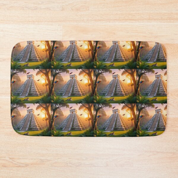 Item preview, Mayan Pyramid in the Jungle  designed and sold by Karen Persephone .