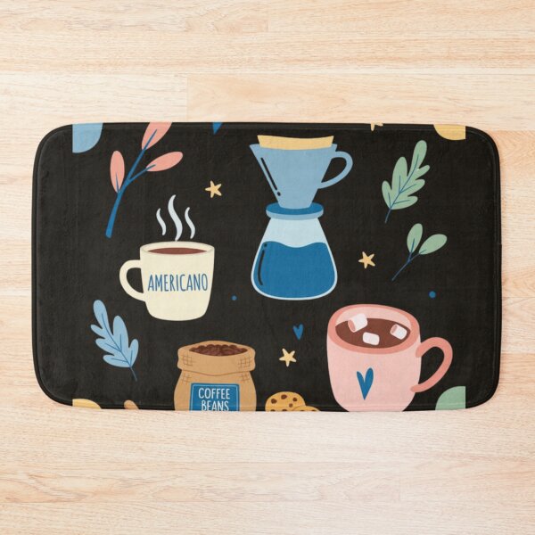 Item preview, Cute Coffee and Cookie Doodle Minimalist Pastel Cafe Design designed and sold by anandsiva2703.