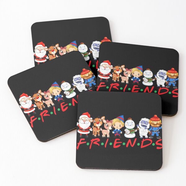 Item preview, Friends TV Show Christmas Characters Rudolph Bumble Santa Elf Cute Art designed and sold by RuperDelois.