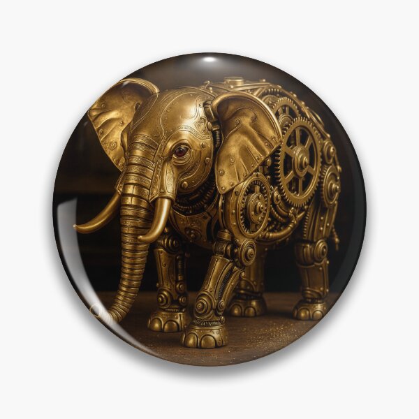 Item preview, Clockwork Steampunk Elephant designed and sold by Tridentulus.