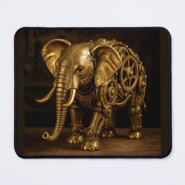 Item preview, Clockwork Steampunk Elephant designed and sold by Tridentulus.