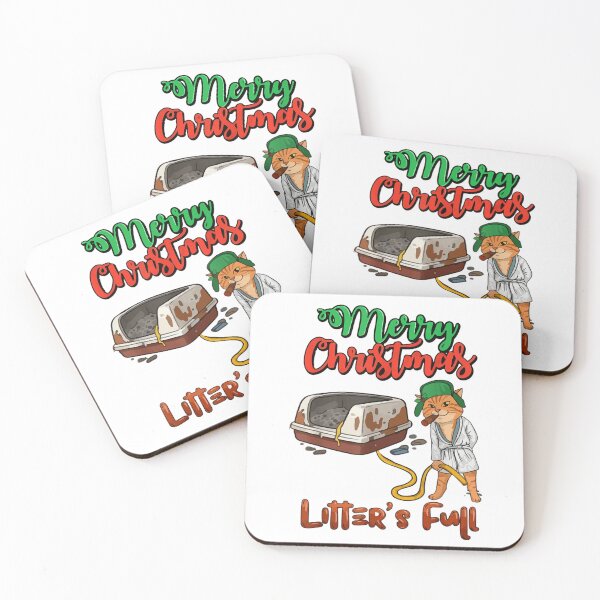 Item preview, Merry Christmas Litter's Full Funny Cat Lord Cigar Christmas Humor designed and sold by RuperDelois.