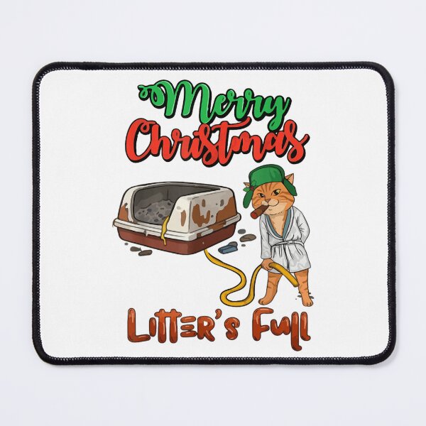 Item preview, Merry Christmas Litter's Full Funny Cat Lord Cigar Christmas Humor designed and sold by RuperDelois.