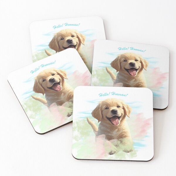 Item preview, Hello Hooman and Cute Puppy designed and sold by VERobinson69.