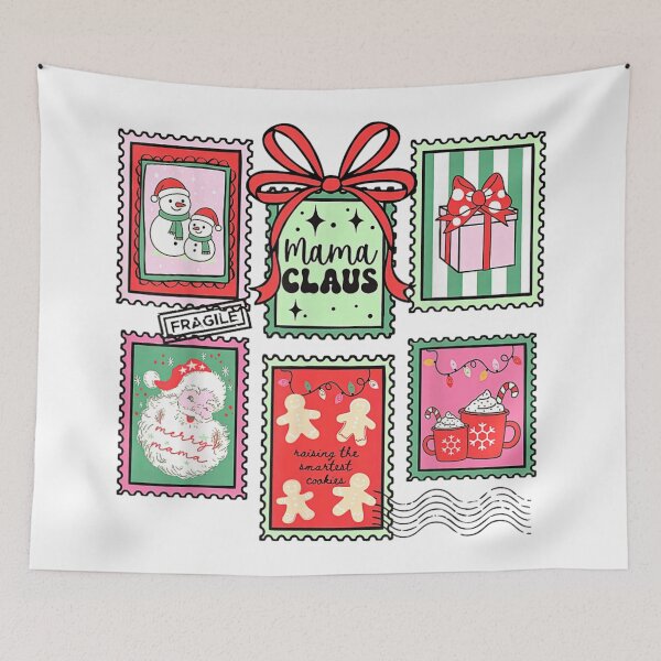 Item preview, Mama Claus Christmas Stamp Collection Raising The Smartest Cookies Holiday Mail designed and sold by RuperDelois.