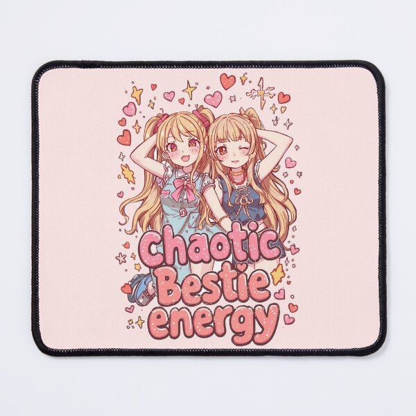 Item preview, Chaotic Bestie Energy (Cute Anime) designed and sold by ConfuseLab Shop.