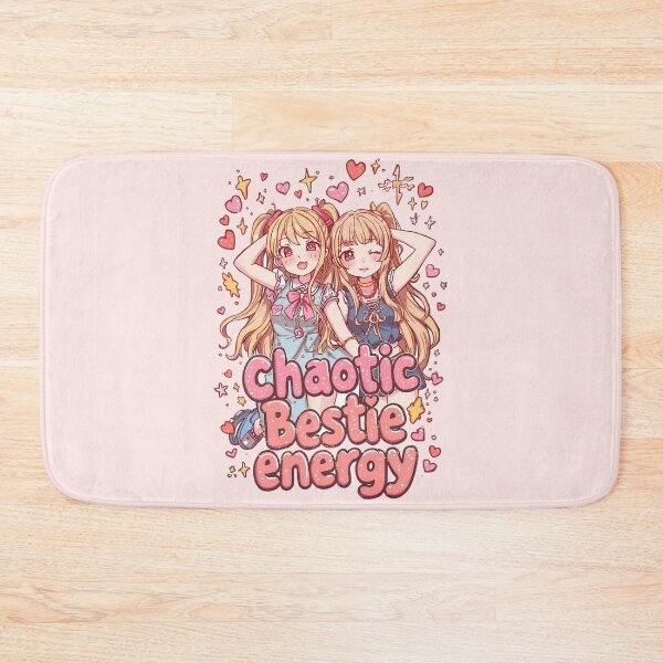 Item preview, Chaotic Bestie Energy (Cute Anime) designed and sold by ConfuseLab Shop.