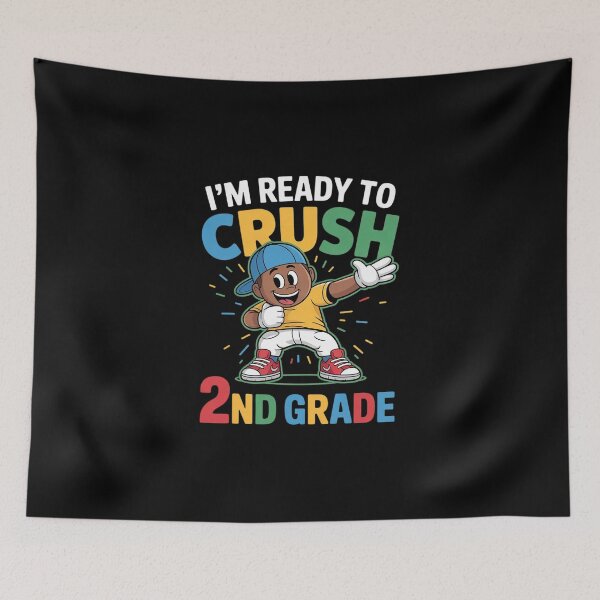 Item preview, I'm Ready To Crush 2nd Grade Football Ball 2nd Day Of School  designed and sold by MicanCuteStore.