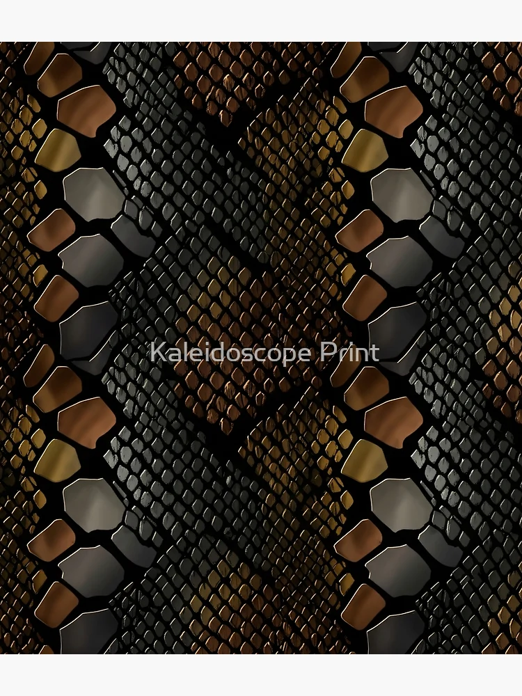 Thumbnail 3 of 3, Backpack, Golden Python designed and sold by Kaleidoscope Print.